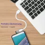 Adaptador helos 288346 OTG USB A (fêmea) para USB-C (macho) 3.1 em ângulo reto