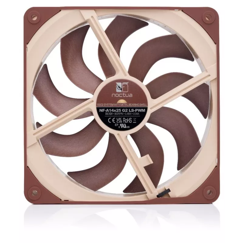 Ventoinha de caixa Noctua NF-A14X25 G2 LS-PWM 140mm