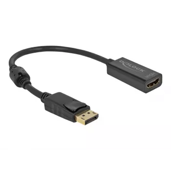 Adaptador DisplayPort 1.2 macho para HDMI fêmea 4K DeLOCK 63559
