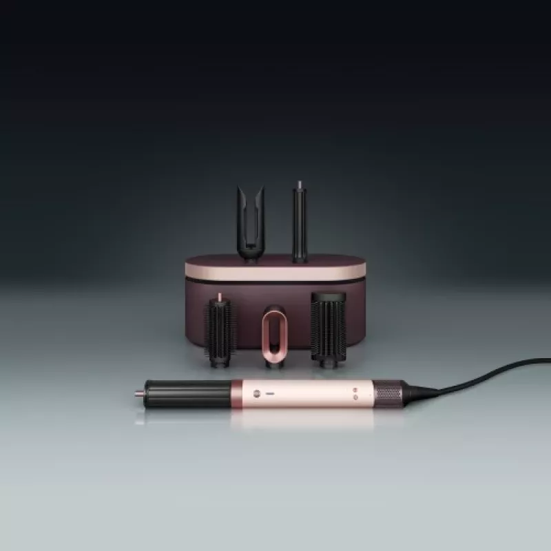 Multistyler Airwrap Co-anda2x Straight + Wavy, creme/ouro rosa, Bluetooth, 1.700 Watt (embalagem danificada)