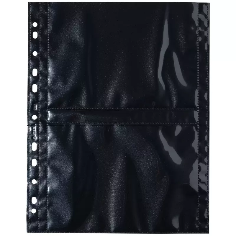 Bolsas para fotografias HERMA Fotophan 13x18 cm horizontal preto 10 unid.