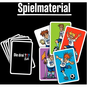 Die drei Kids - Alarme de Futebol, jogo de cartas