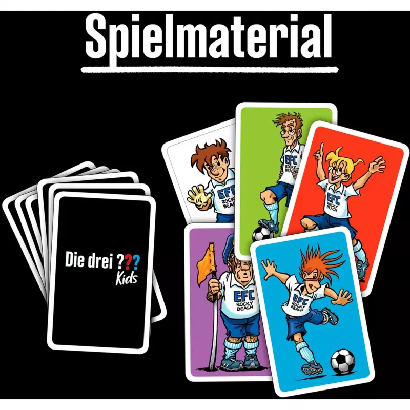Die drei Kids - Alarme de Futebol, jogo de cartas