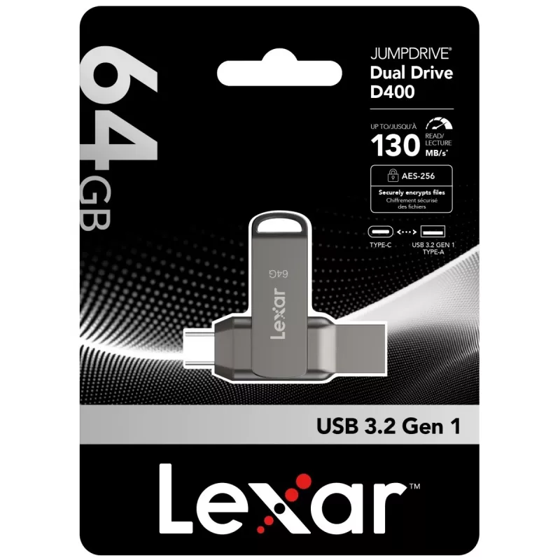 Pen drive Lexar 64 GB USB Type-C LJDD400064G-BNQNG