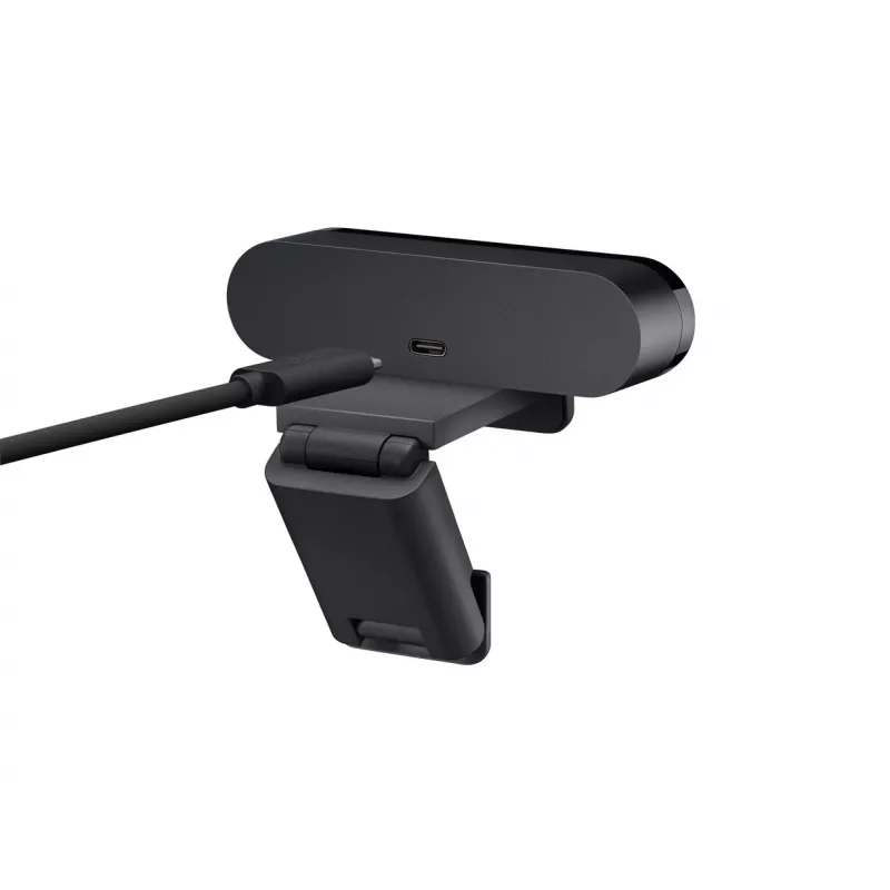 Logitech BRIO 4K Ultra HD Pro webcam 960-001106, 4096x2160, HDR, RightLight 3, zoom digital 5x, focagem automática, USB 3.0 (USB-C), preta