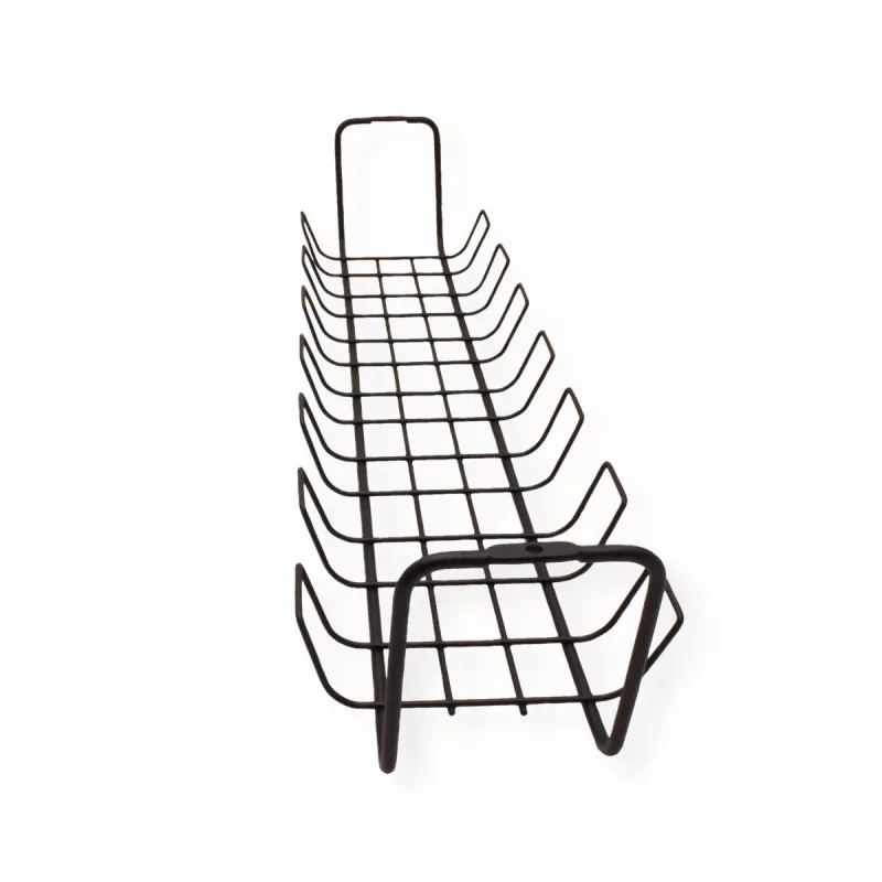 ROTRONIC-SECOMP Roline - cabo - organizador - grelha - montagem sob a mesa - preto (embalagem de 2)