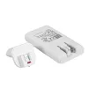 Akyga AK-CH-32 carregador USB-C GaN plano 65 W, 2 x USB-C PD, branco