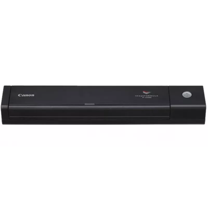 Digitalizador de documentos portátil duplex Canon imageFORMULA P-208II, 216 x 356 mm, 600 x 600 DPI, 24 Bit, 8 ppm, 6 ppm, 16 ipm