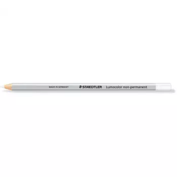 Marcador Staedtler Lumocolor 108 ponta cónica branco