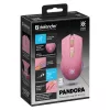 Rato gaming sem fios DEFENDER P ANDORA PINK interface