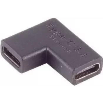 Adaptador USB-C 3.1 em ângulo reto ShiverPeaks 13-40005, ficha de 90° para dispositivos USB-C