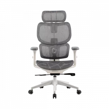 Cadeira de escritório gaming Onex | Ventra Premium malha | branco