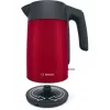 Chaleira elétrica Bosch TWK7L464 – capacidade de 1,7 L, 2400 W, vermelha, caixa em plástico