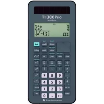 Calculadora científica Texas Instruments TI-30 X Prio MathPrint solar/pilha