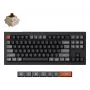 Teclado mecânico Keychron V3 Ultra 8K – cabo e Bluetooth, QWERTY, RGB, preto