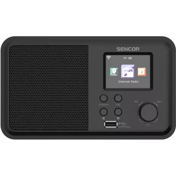 Rádio de mesa SENCOR SIR 5100WDB — 4 W, Wi‑Fi, FM