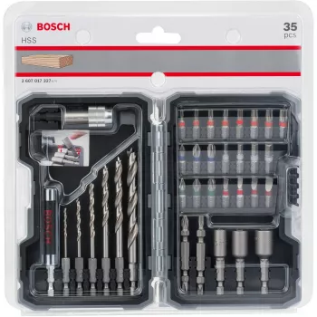 Conjunto de pontas de chave de fendas Bosch 2 607 017 327 35 peças