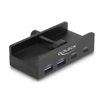 Hub DeLOCK 64262 USB 2.0 Type-A 5000 Mbit/s preto