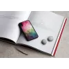 Capa para smartphone iKins para iPhone XR — design de flores aquáticas, preta
