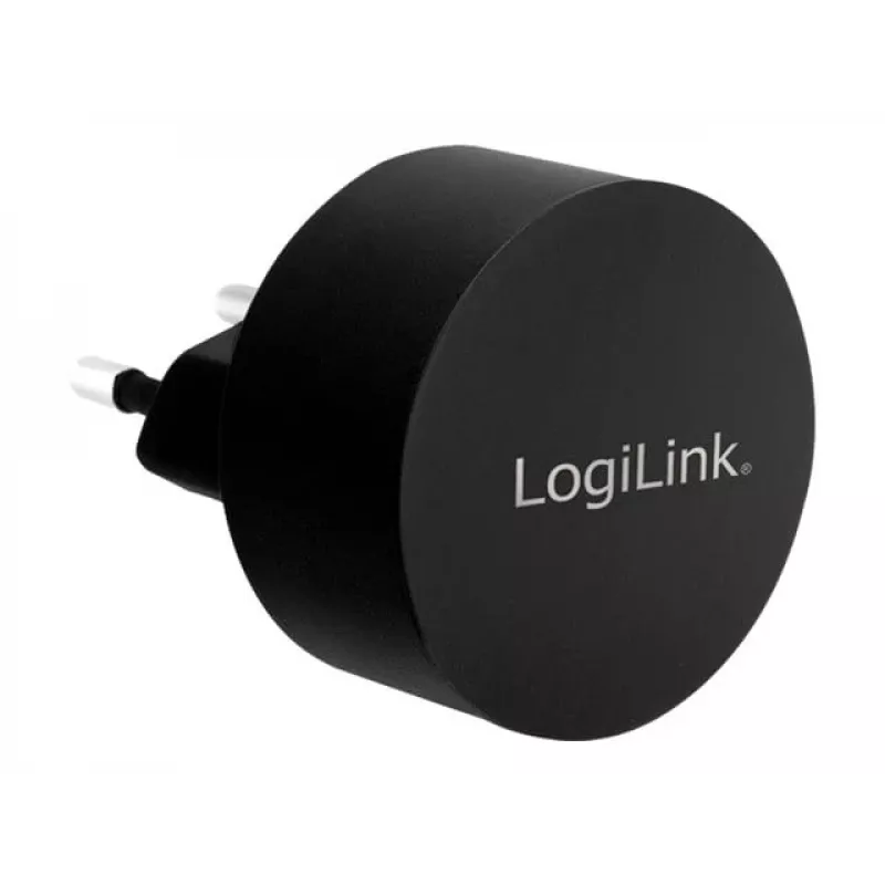 Adaptador de tomada USB LogiLink PA0218 2 portas USB para carregamento rápido 10,5 W