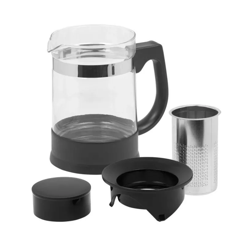 Resto Kitchenware 90512 bule chávena de chá individual 950 ml preto, transparente