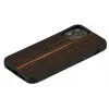 Capa de proteção Man and Wood para iPhone 12 mini – ébano preto