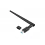 Lanberg NC-1200-WIE adaptador WiFi USB 3.0 AC1200 de banda dupla, 1 antena externa + 1 interna, preto