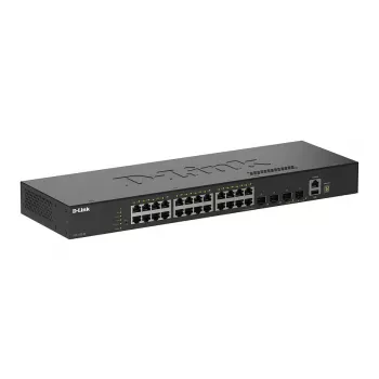 Switch D-Link 28 portas Gigabit Stackable Smart Managed com 4 portas 10G SFP+