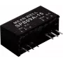 Fonte de alimentação/conversor Mean Well SPB09C-12, entrada 36–75 V, saída 12 V, 9 W, RoHS, 24 mm de profundidade