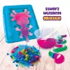 Squeezer de mão Liscianigiochi Slumi Science Axolotl modelo 304-PL110322 para brincadeira educativa