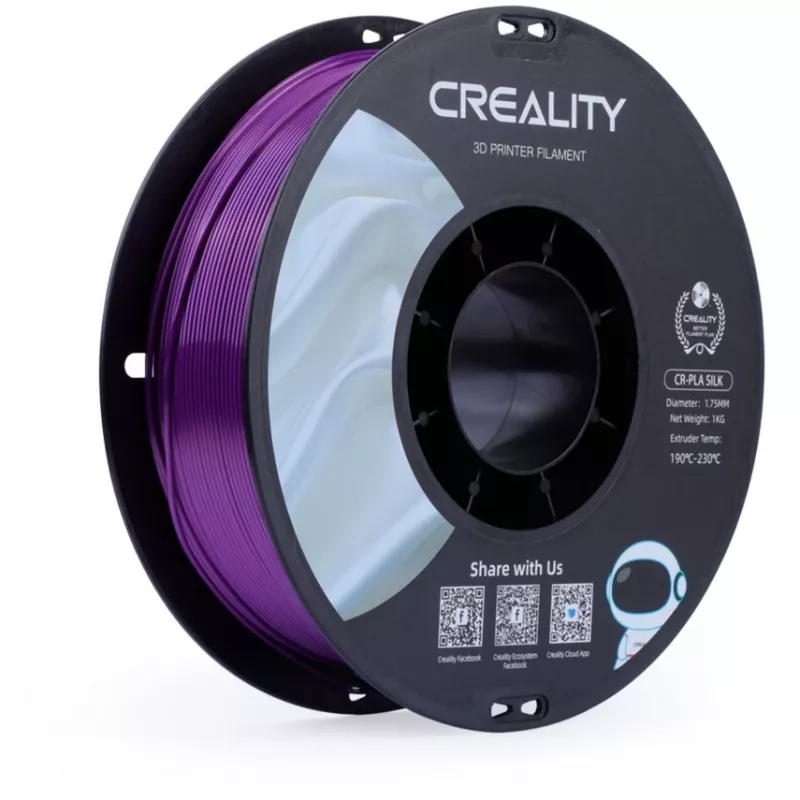 Material de impressão 3D Creality 3D 3301120005 lilás seda 1 kg