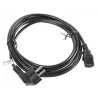 Cabo de alimentação Lanberg CA-C13C-11CC-0030-BK preto 3 m conector fêmea C13 CEE7/7 (CA-C13C-11CC-0030-BK)