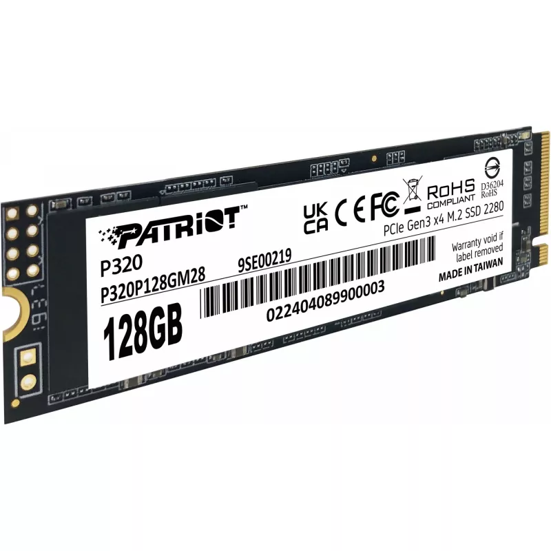 SSD Patriot P320 128GB M.2 2280 PCIe 3.0 x4 NVMe