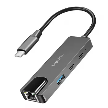 Hub USB 3.2 Gen1, 3 portas com Ethernet 2,5G