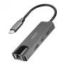 Hub USB 3.2 Gen1, 3 portas com Ethernet 2,5G
