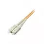 Cabo de patch de fibra ótica Intellinet, OM1, SC/SC, 1m, laranja, duplex, multimodo, 62,5/125 µm, LSZH, fibra, garantia vitalícia