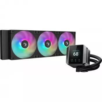 Refrigeração líquida all-in-one para processador DeepCool MYSTIQUE 360 ARGB 12 cm preto 1 unid.