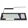 Teclado Sharkoon SKILLER SGK50 S2 branco layout DE Gateron Yellow