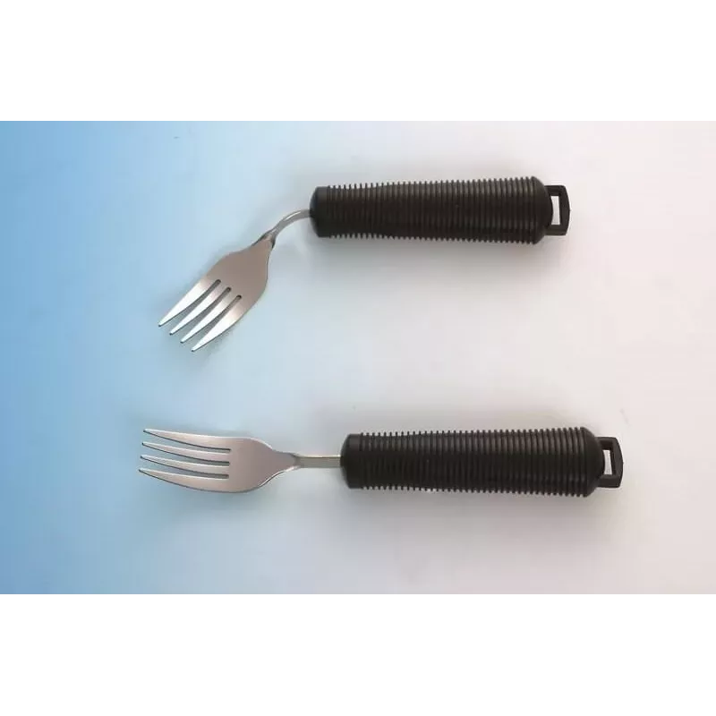 Garfo flexível para utilizadores com deficiência