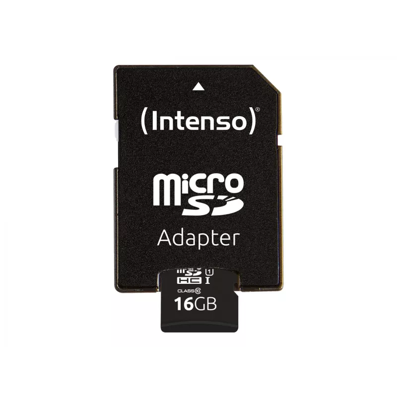 Intenso Performance - Cartão de memória (microSDHC/adaptador SD incluído) - 16 GB - UHS-I U1 / Classe 10 - microSDHC UHS-I