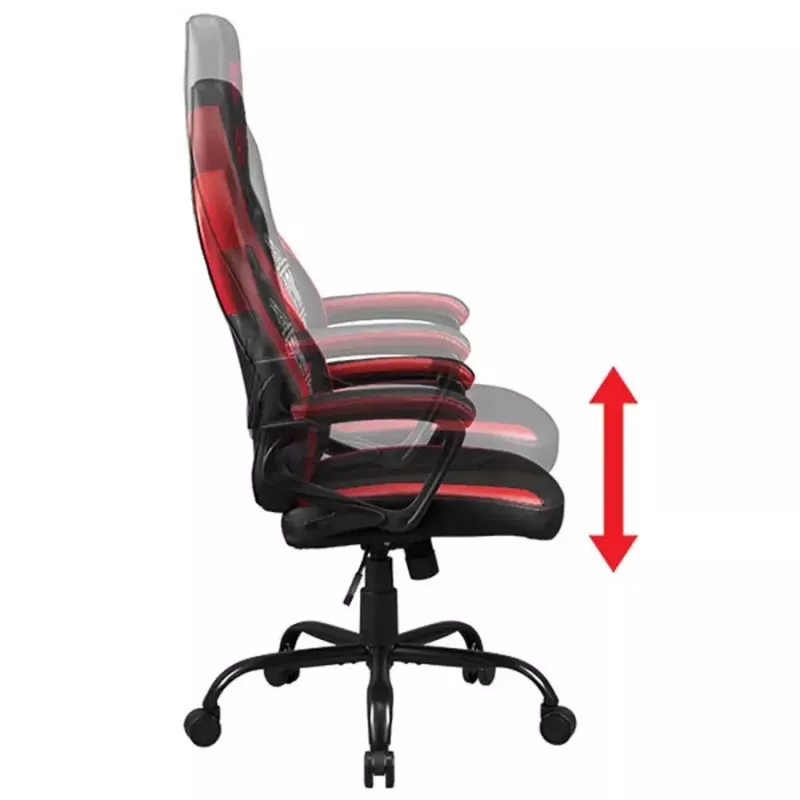 Cadeira gaming universal Subsonic SA5642-A1 assento almofadado preto vermelho branco