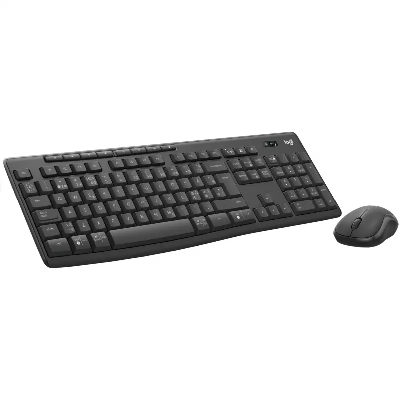 Logitech MK370 Combo for Business teclado rato incluído escritório RF Wireless + Bluetooth QWERTY Nordic grafite