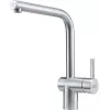 Torneira Atlas Neo bica orientável lateral HP versão aço inoxidável