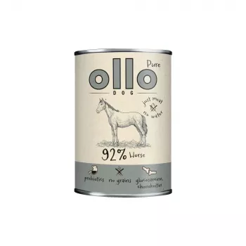 OLLO Pure Horse - Ração húmida para cães - 400g
