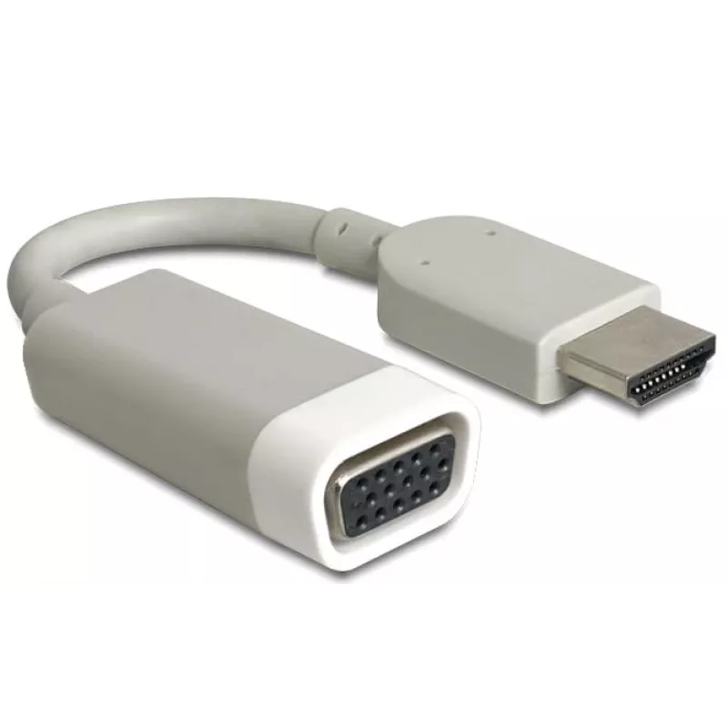 Adaptador de cabo de vídeo DeLOCK 65469 VGA D-Sub para HDMI tipo A branco