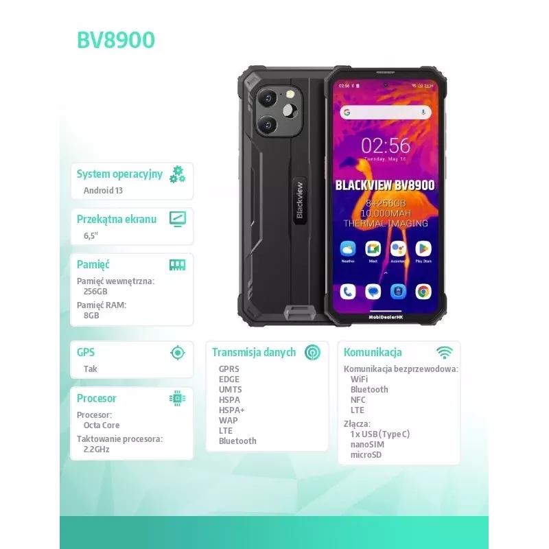 Blackview BV8900 8/256 preto