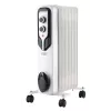 Aquecedor elétrico para interiores Adler AD 7815 branco 1500 W aquecedor elétrico a óleo