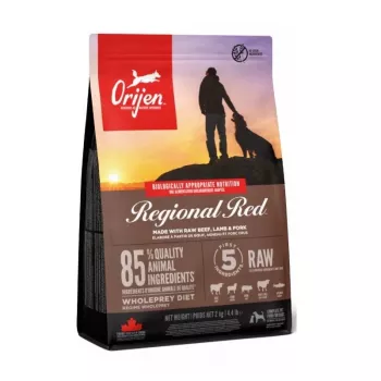 Orijen Regional Red 2 kg Adulto Vaca, Borrego, Porco
