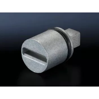 Acessório para rack Rittal 2464.000 — caixa de zinco metálico, largura 27 mm, peso 20 g