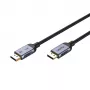 Unitek C1626GY01-1.5M cabo DisplayPort 2.1, 8K@120Hz, 1,5 m, preto/cinzento